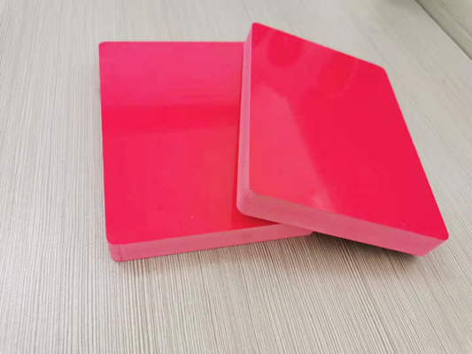 13mm 4x8ft rote Farbe-PVC schäumen Brett mit glatter Oberfläche für Signage